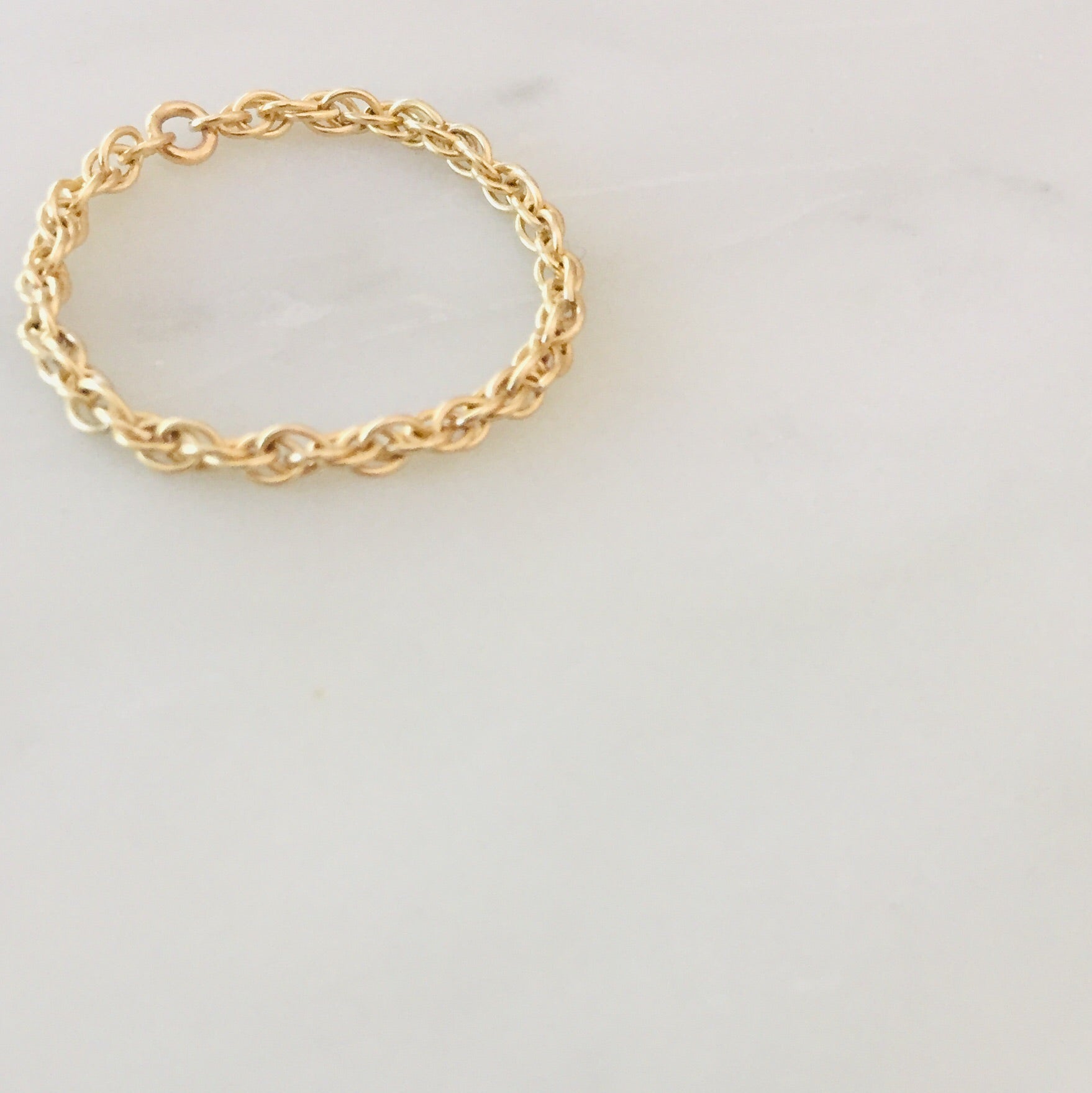 Rope Chain Ring